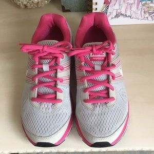 Nike Gray and dark pink Pegasus Sneakers